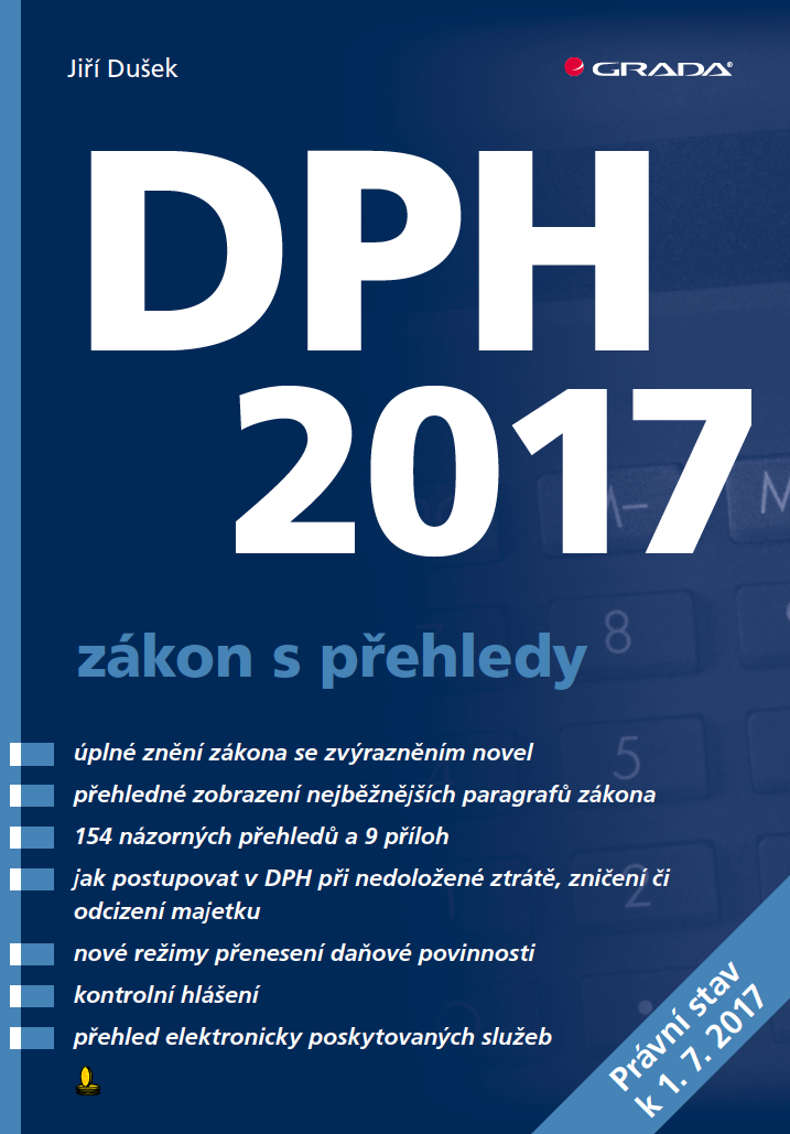 E-kniha DPH 2017 - zákon s přehledy - Jiří Dušek