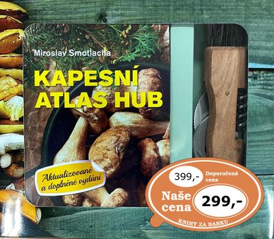 Kapesní atlas hub + houbařský nůž - Miroslav Smotlacha [kniha]