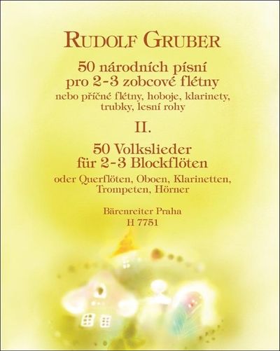 50 národních písní II. díl - Rudolf Gruber [kniha]