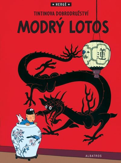 Tintinova dobrodružství Modrý lotos - Hergé [kniha]
