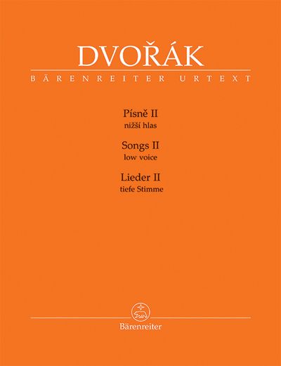 Písně II: nižší hlas - Antonín Dvořák [kniha]