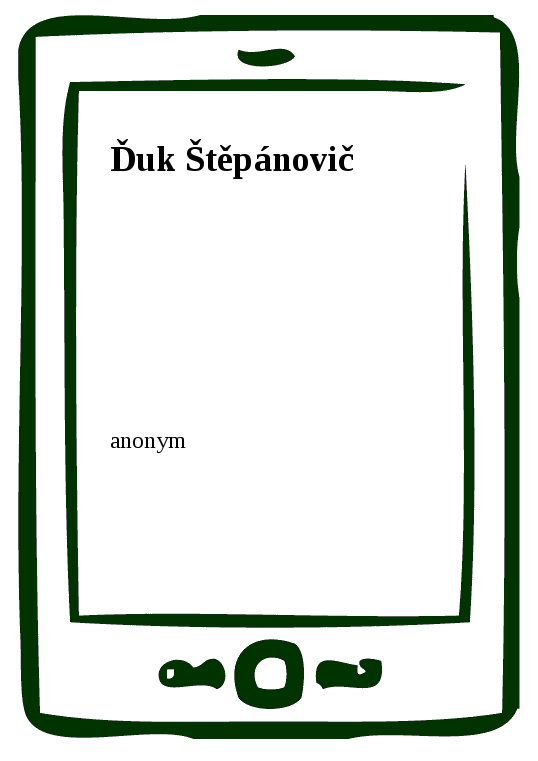 E-kniha Ďuk Štěpánovič - anonym