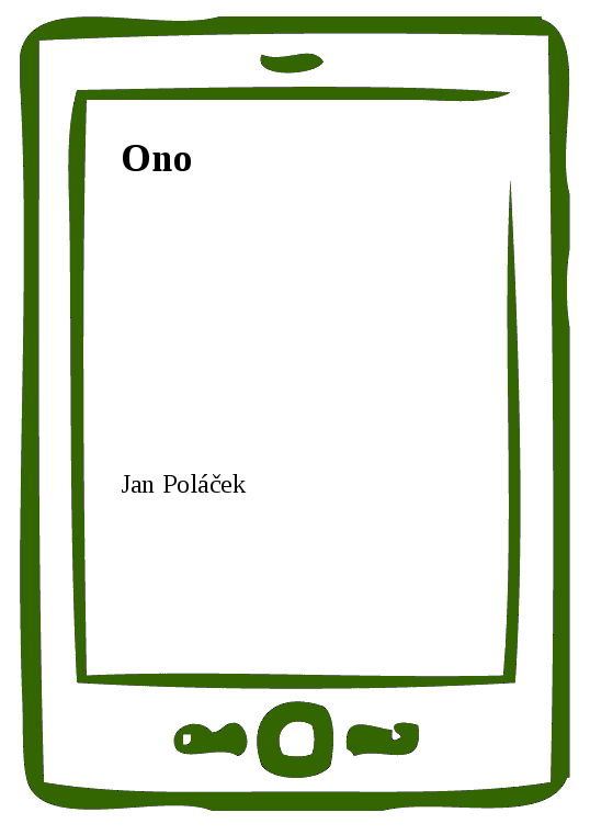 E-kniha Ono - Jan Poláček