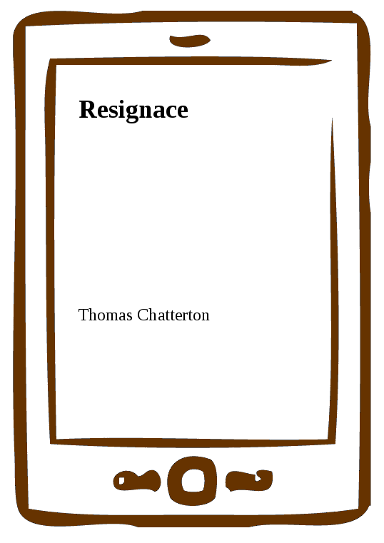 E-kniha Resignace - Thomas Chatterton